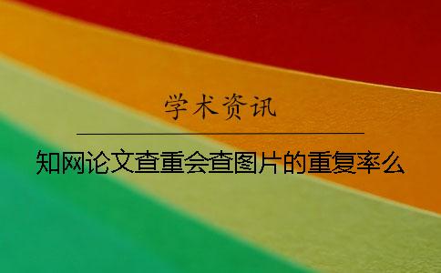 知網(wǎng)論文查重會查圖片的重復(fù)率么？
