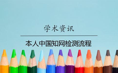 本人中國知網檢測流程